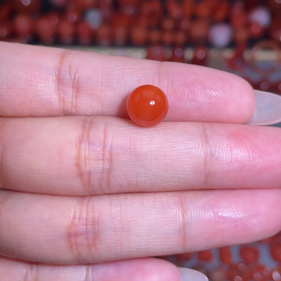 西***徐南红玛瑙配珠未镶嵌