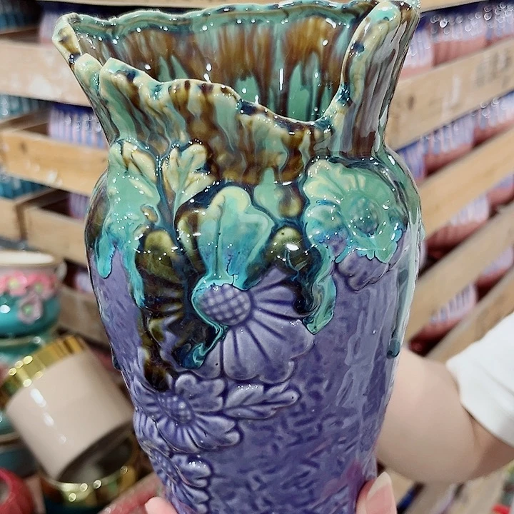 有孔.凑单10元陶瓷花盆发货！