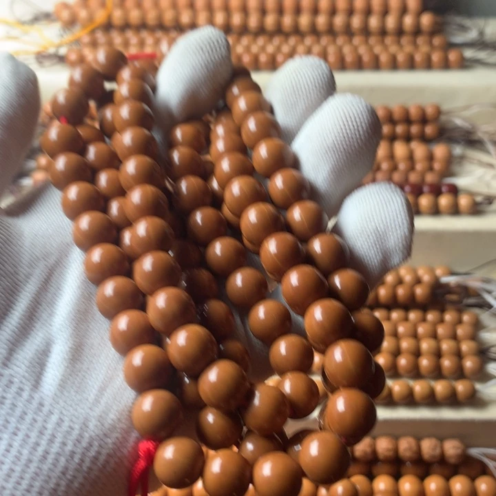 猴头核桃手串表面黑点正圆脖挂10mm