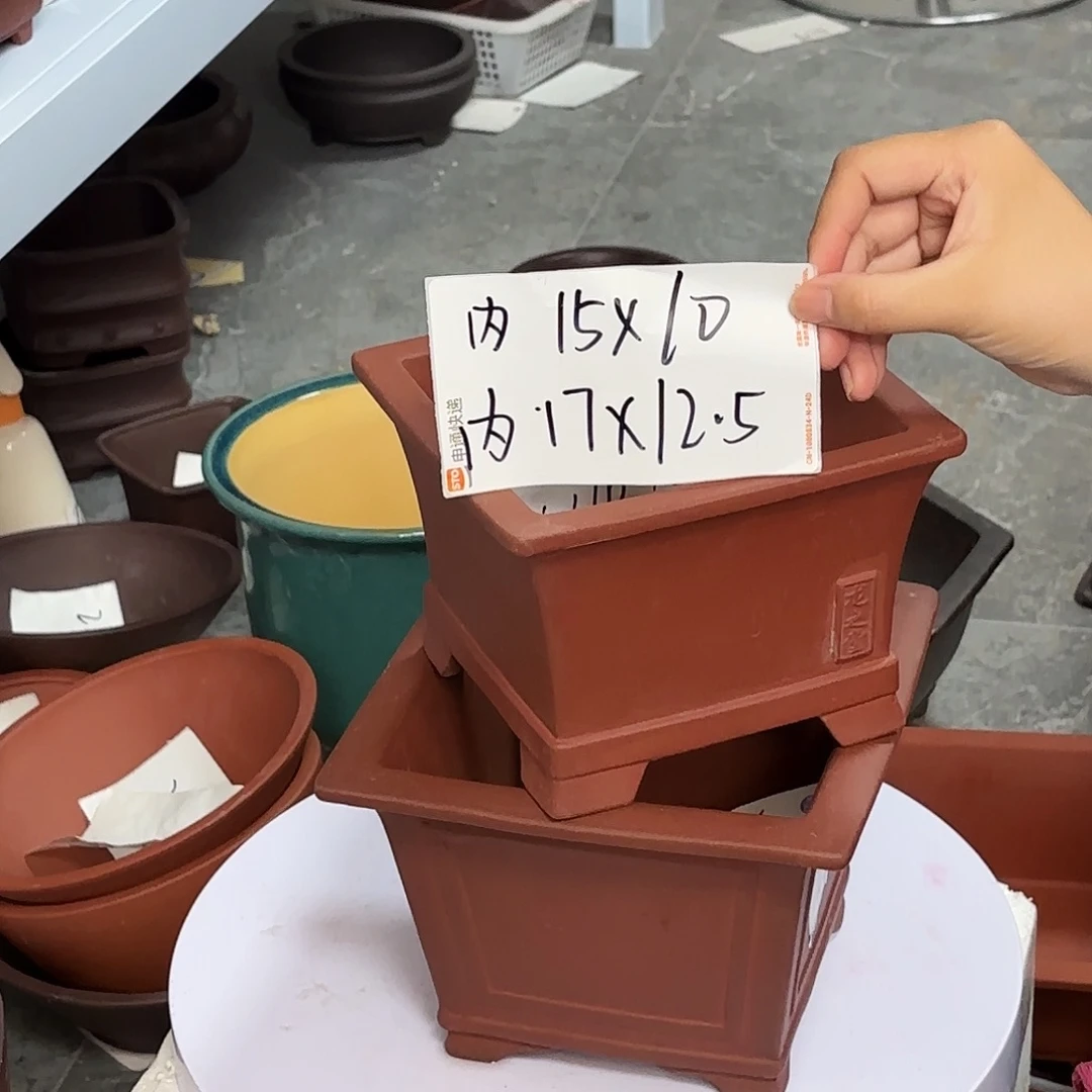 紫砂花盆宜兴紫荆