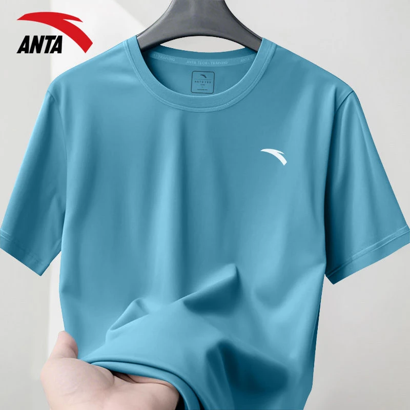 安踏t恤男短袖运动服饰冰丝速干衣服2025秋季新款篮球跑步健身装