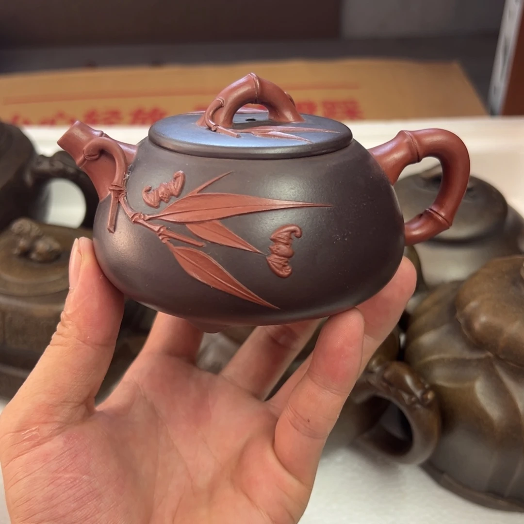紫砂茶壶宜兴原矿紫砂壶220毫升容量