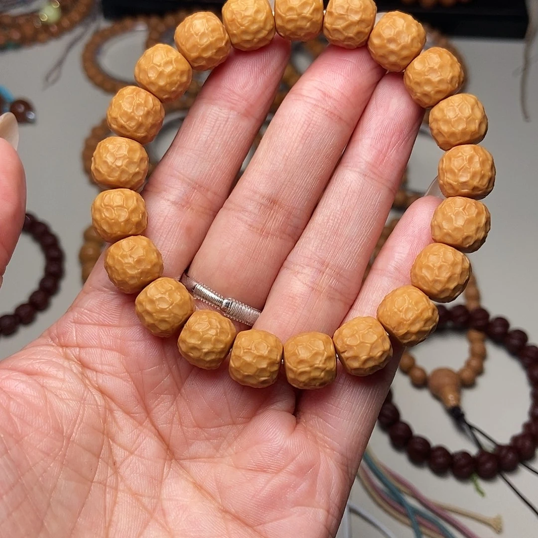 猴头核桃手串全品猴头龙鳞尺寸11左右
