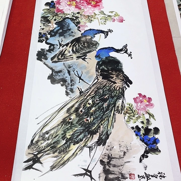 国画张圣敏先生纯手绘作品