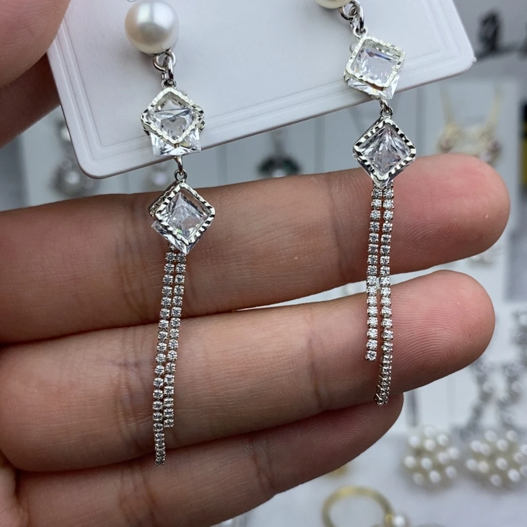 未镶嵌淡水珍珠耳饰