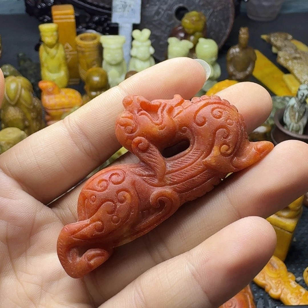 白玉菩提吊坠。。。