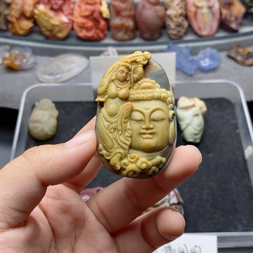 【闪购商品】未镶嵌定制石英质玉吊坠
