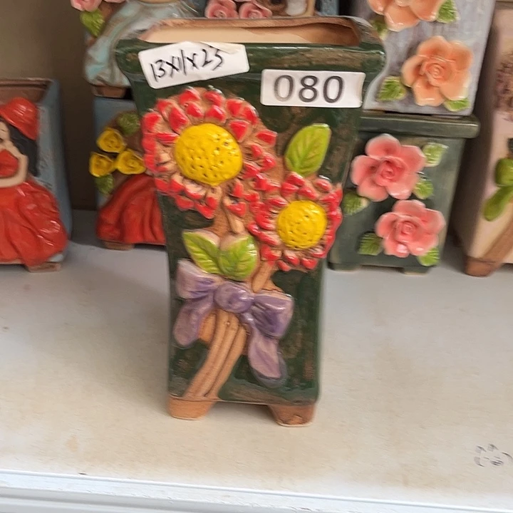 粗陶材质多肉花盆