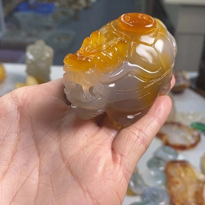 玛瑙/玉髓吊坠(不含链)未镶嵌
