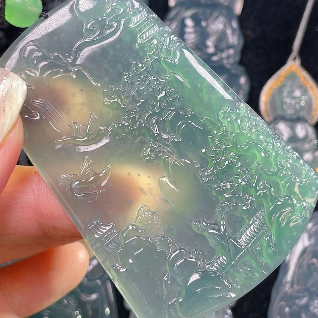 颈饰未镶嵌翡翠2，