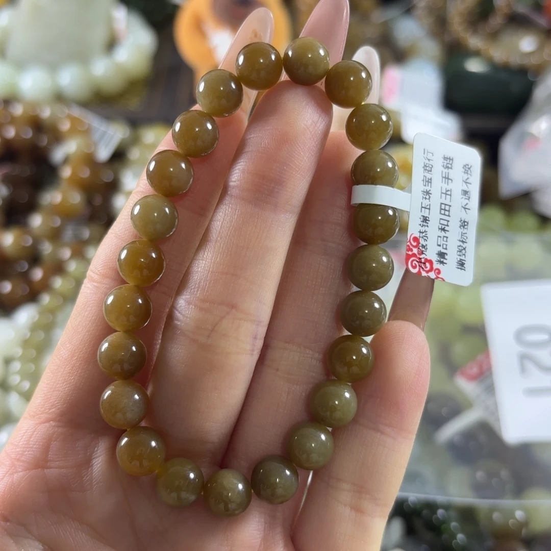 和田玉未镶嵌手链21