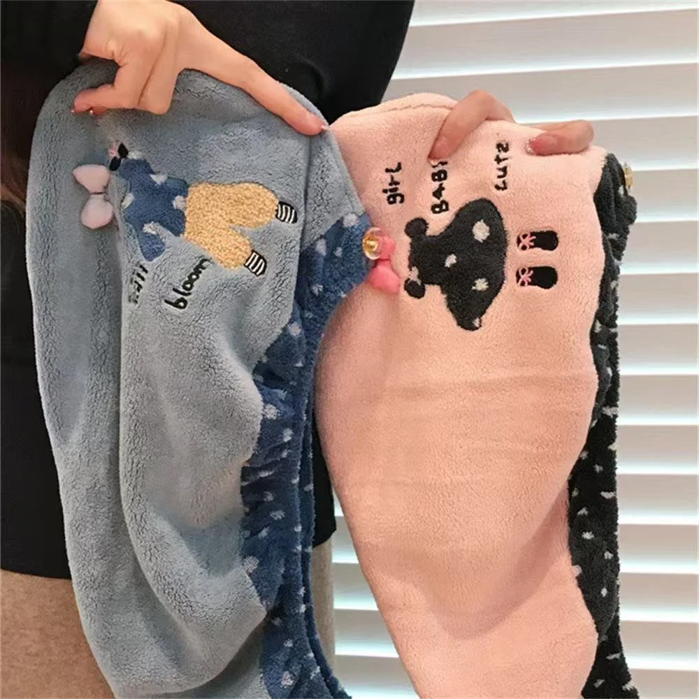 7A抗菌可爱小女孩毛巾超强吸水浴帽洗澡干发帽柔软搜索低价洗脸巾