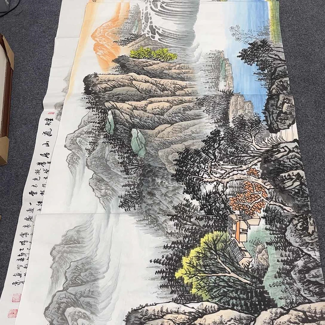 开***柿国画精品书画作品