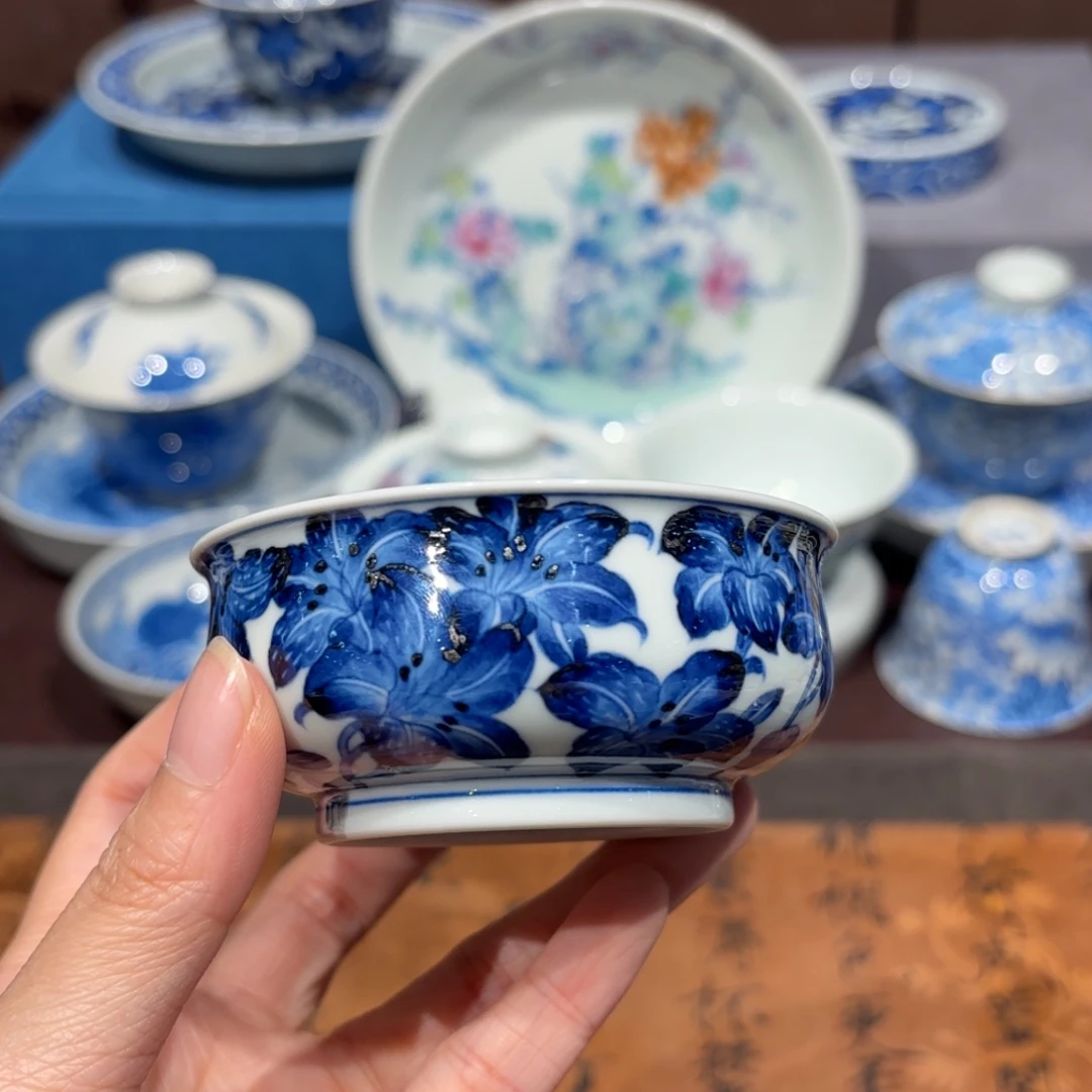 瓷片景德镇纯手工手绘