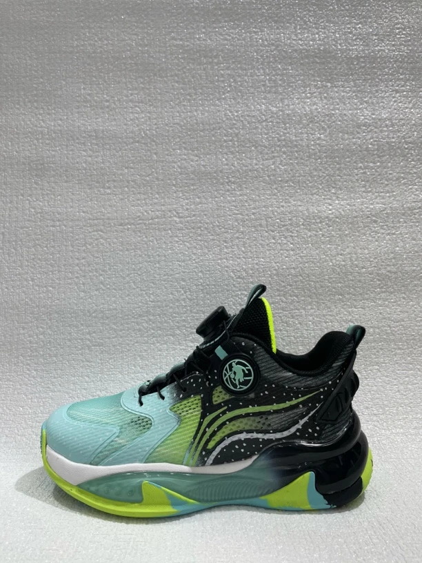 夏季单网儿童缓震实战篮球鞋摩擦响