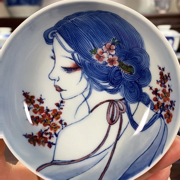 杯景德镇手工手绘陶瓷，高亮兴老师作品