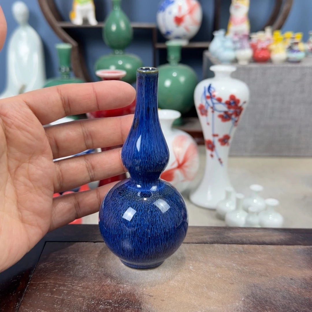 陶瓷手工小花器摆件