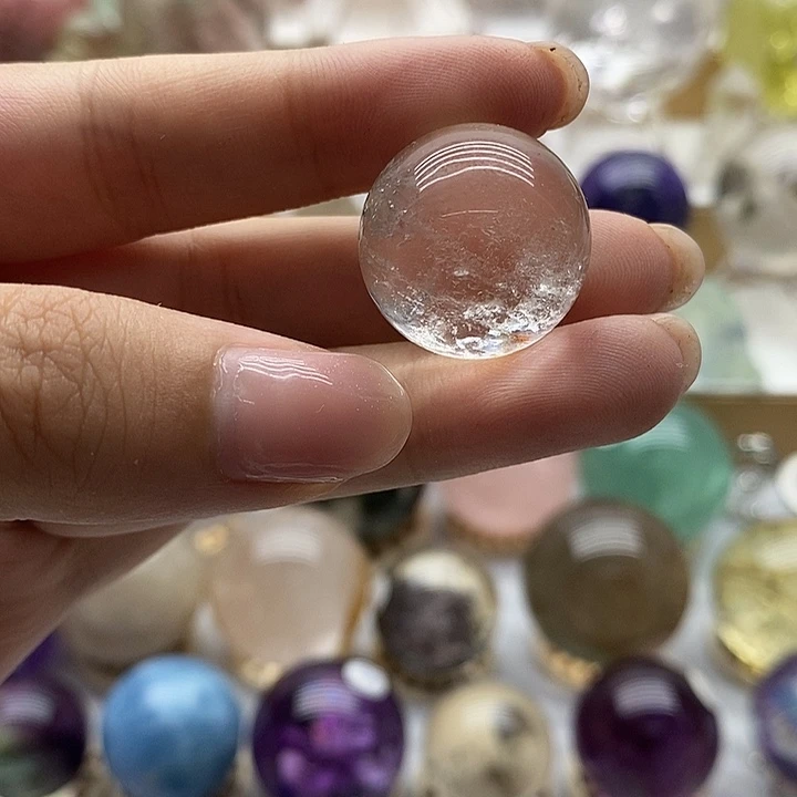 16白水单珠未镶嵌水晶
