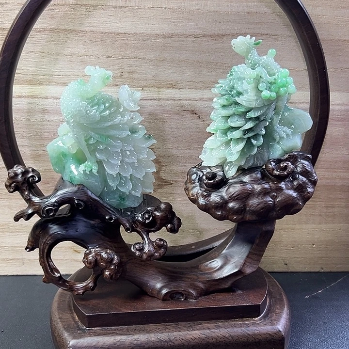 翡翠未镶嵌摆件翡翠