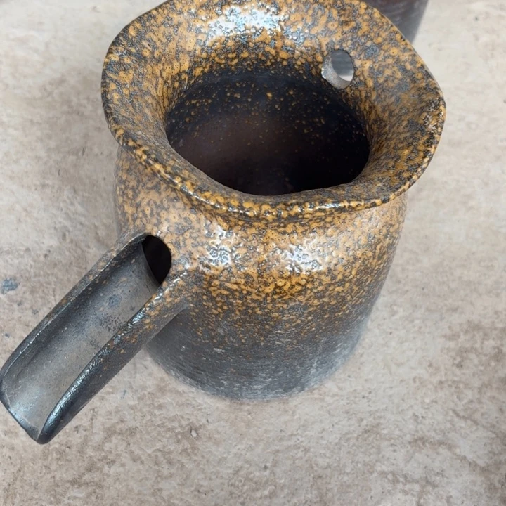 紫砂花盆口径14/16进水口1.5厘米