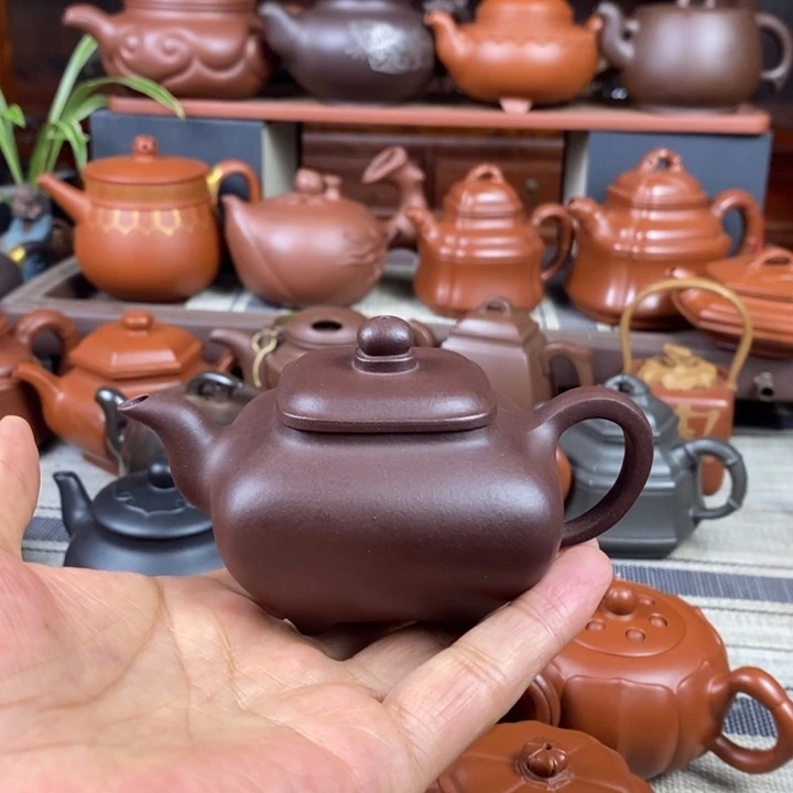 紫砂茶壶全手工传炉130-260cc原矿老紫泥特价