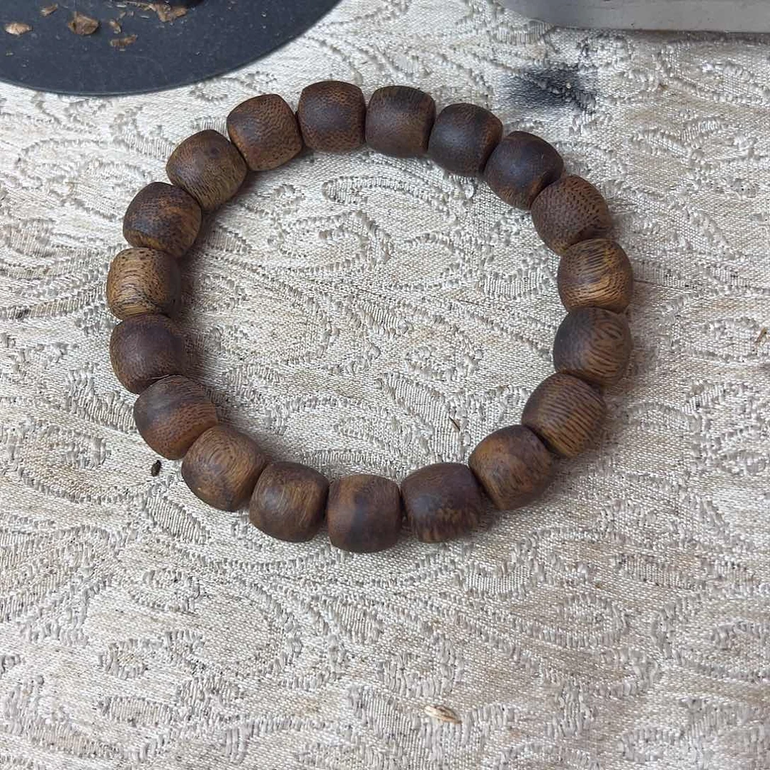 沉香手串1.0鼓珠沉水浮多样性发一沉香手串