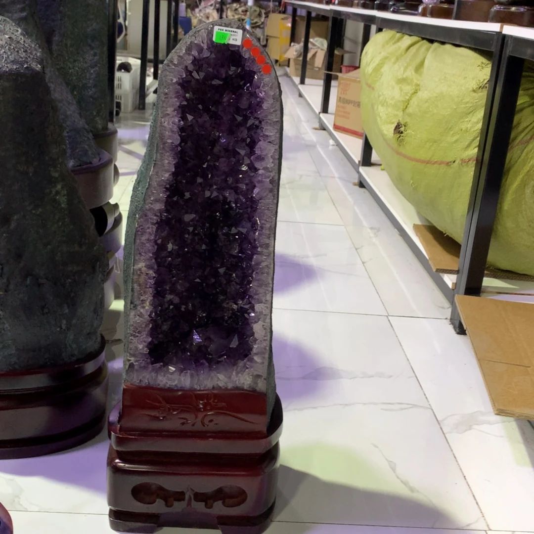 未镶嵌紫晶大型摆件（非配饰）月