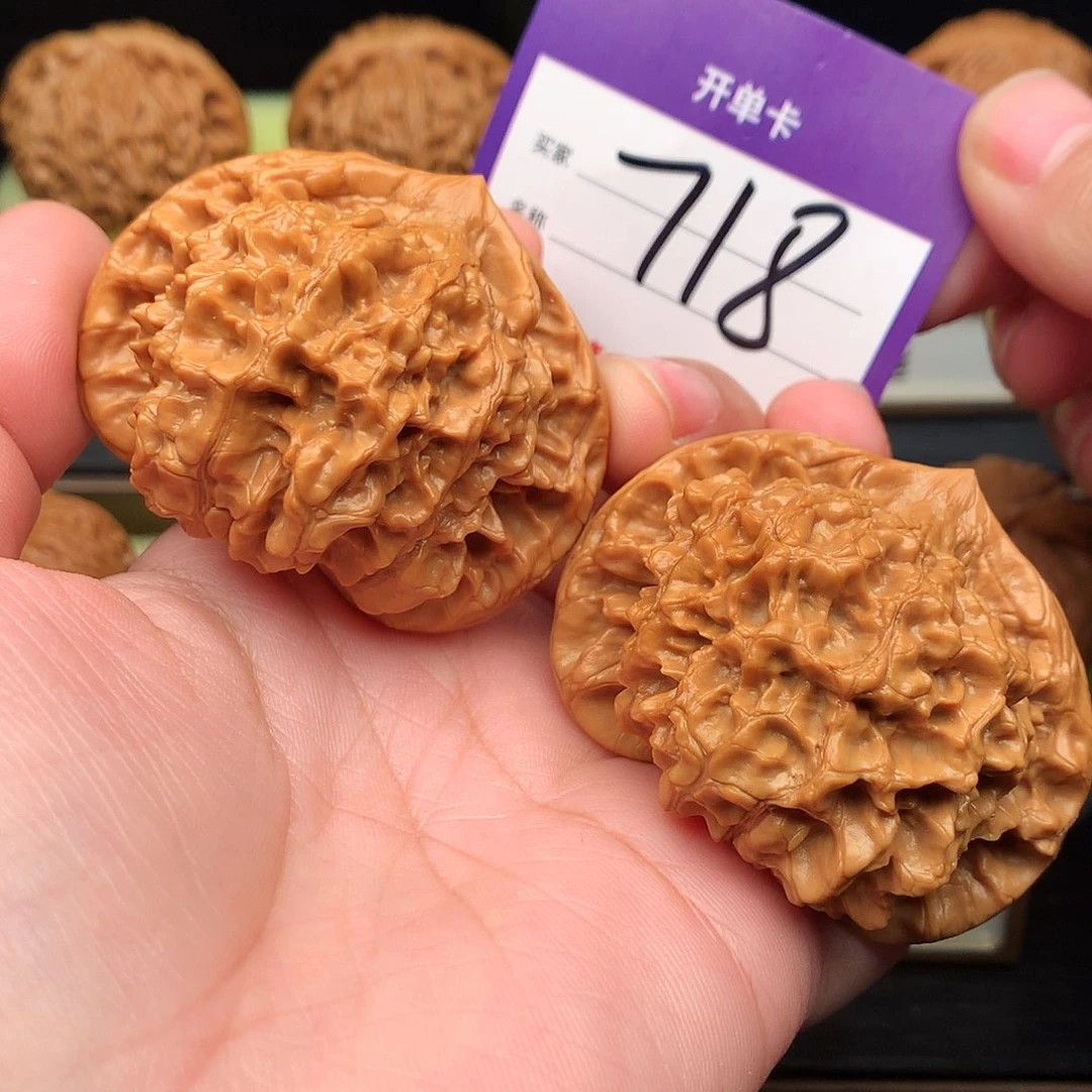 吊坠文玩核桃718号官帽51