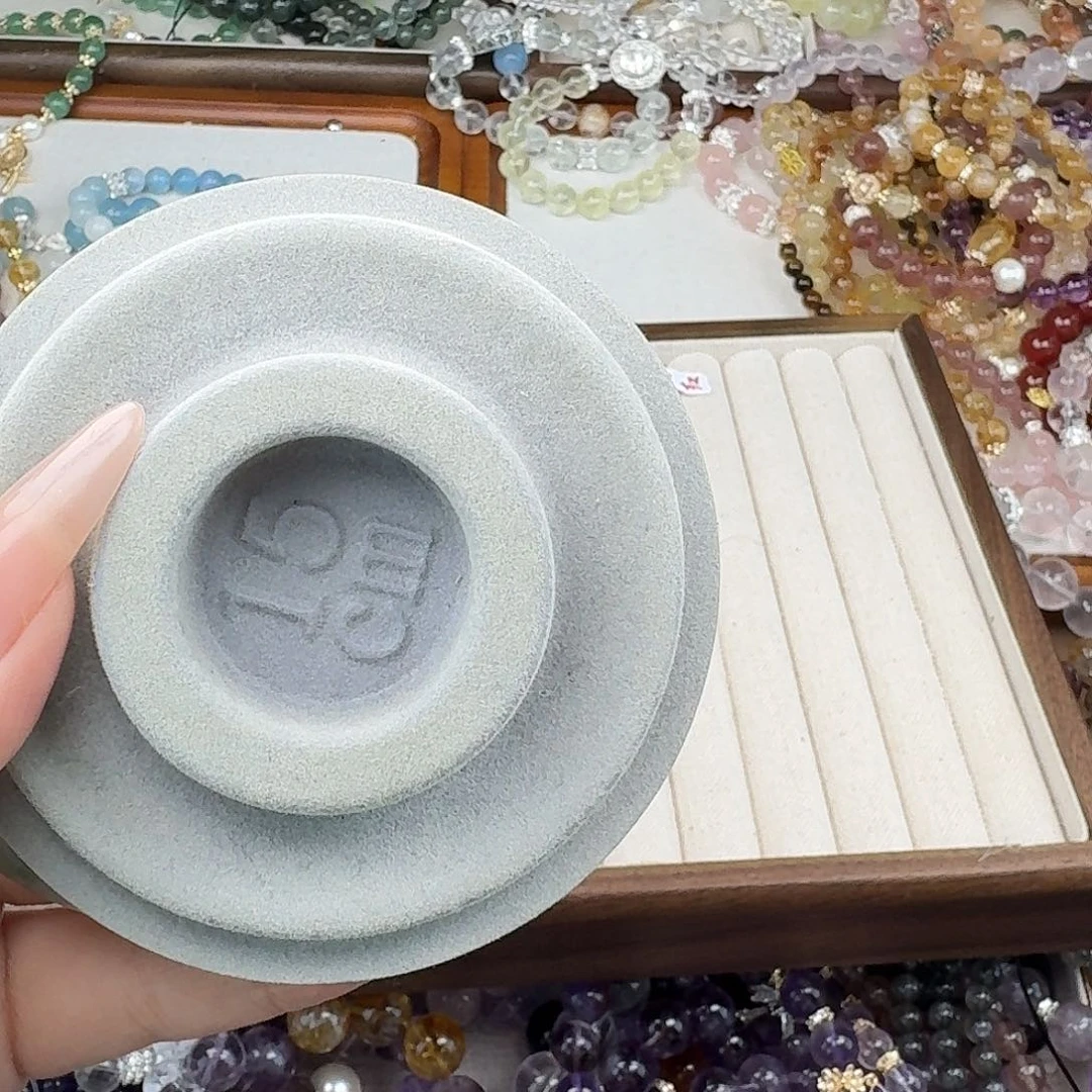 烟晶手链未镶嵌好