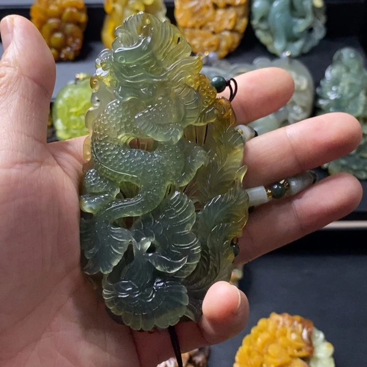 E***辰岫玉未镶嵌项链毛衣链