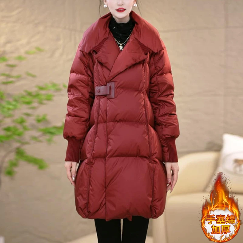 2025年冬季新款韩系女士洋气宽松显瘦保暖外套高级感百搭加厚棉服