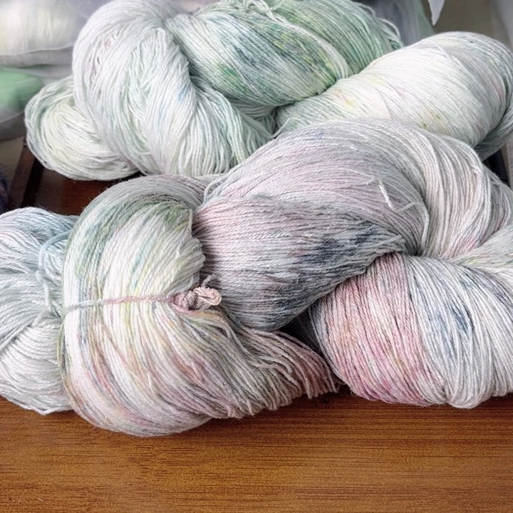 羊毛手染两个花包61号