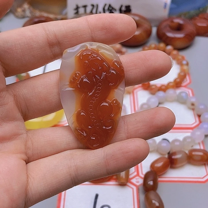 【闪购商品】玛瑙/玉髓未镶嵌珠宝半成品倩****香