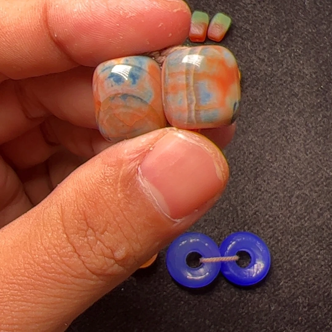 隅***安玛瑙/玉髓未镶嵌配饰