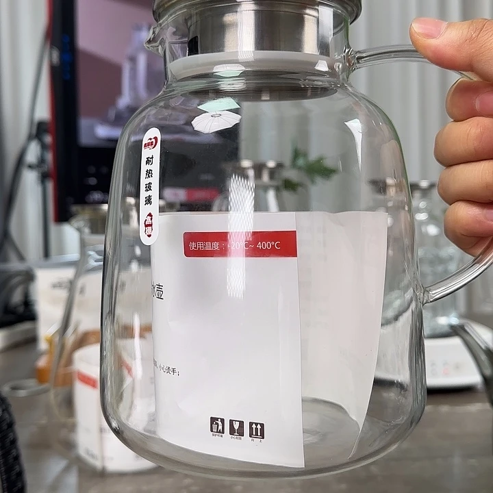 水晶玻璃盖子款两只2150毫升