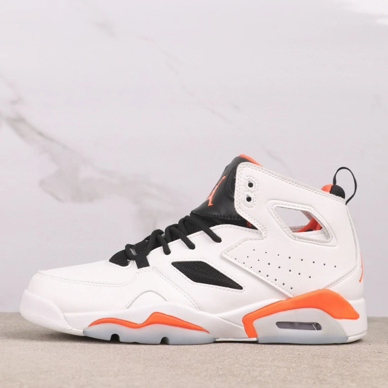 AJ6.5高帮白橙情侣气垫男鞋透气耐磨蓝色篮球鞋运动休闲跑步女鞋