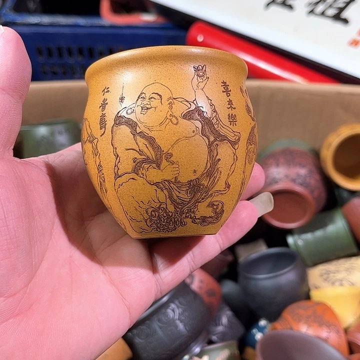 茶杯紫砂全手工紫砂主人杯