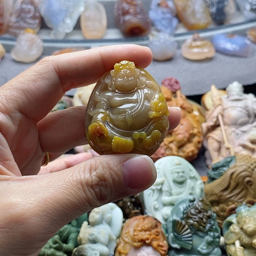 【闪购商品】未镶嵌吊坠定制玛瑙