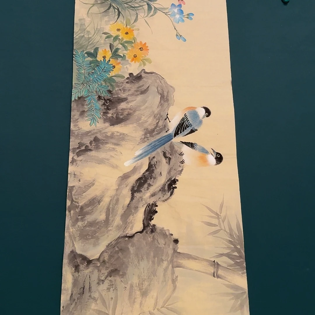 国画恽老师画作画作