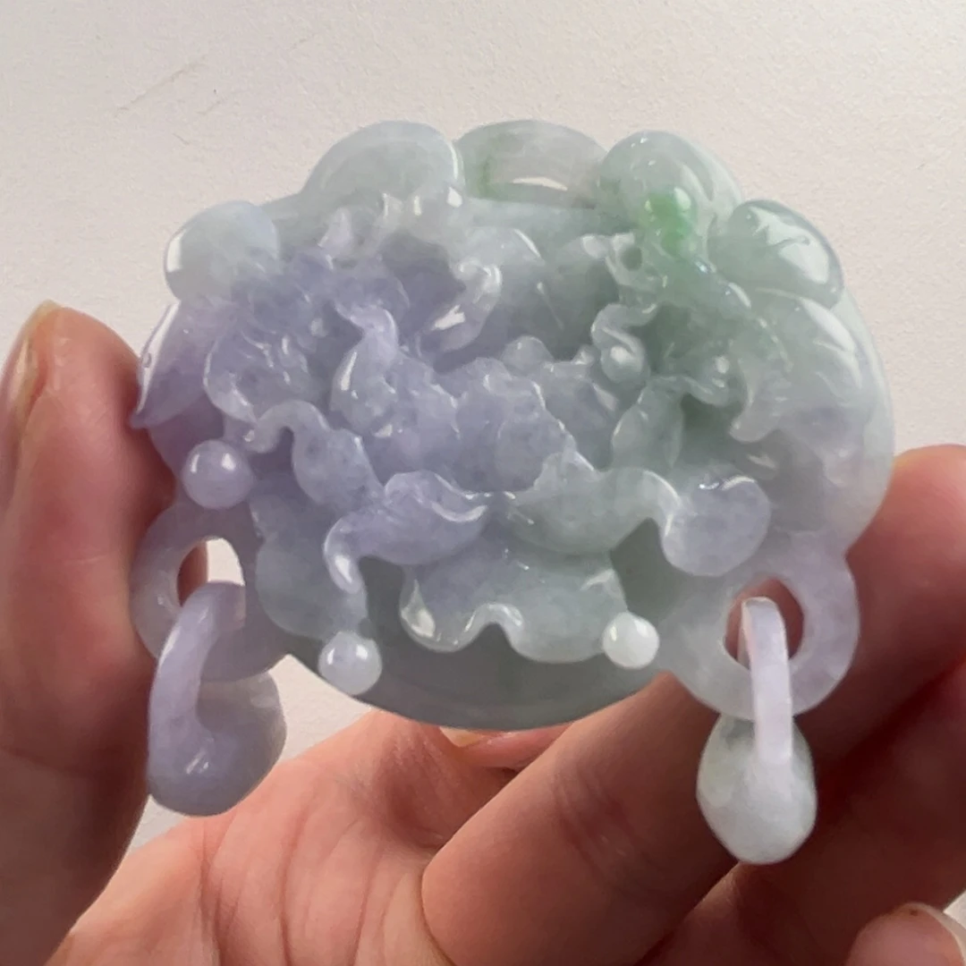 翡翠未镶嵌吊坠(赠链)代编织