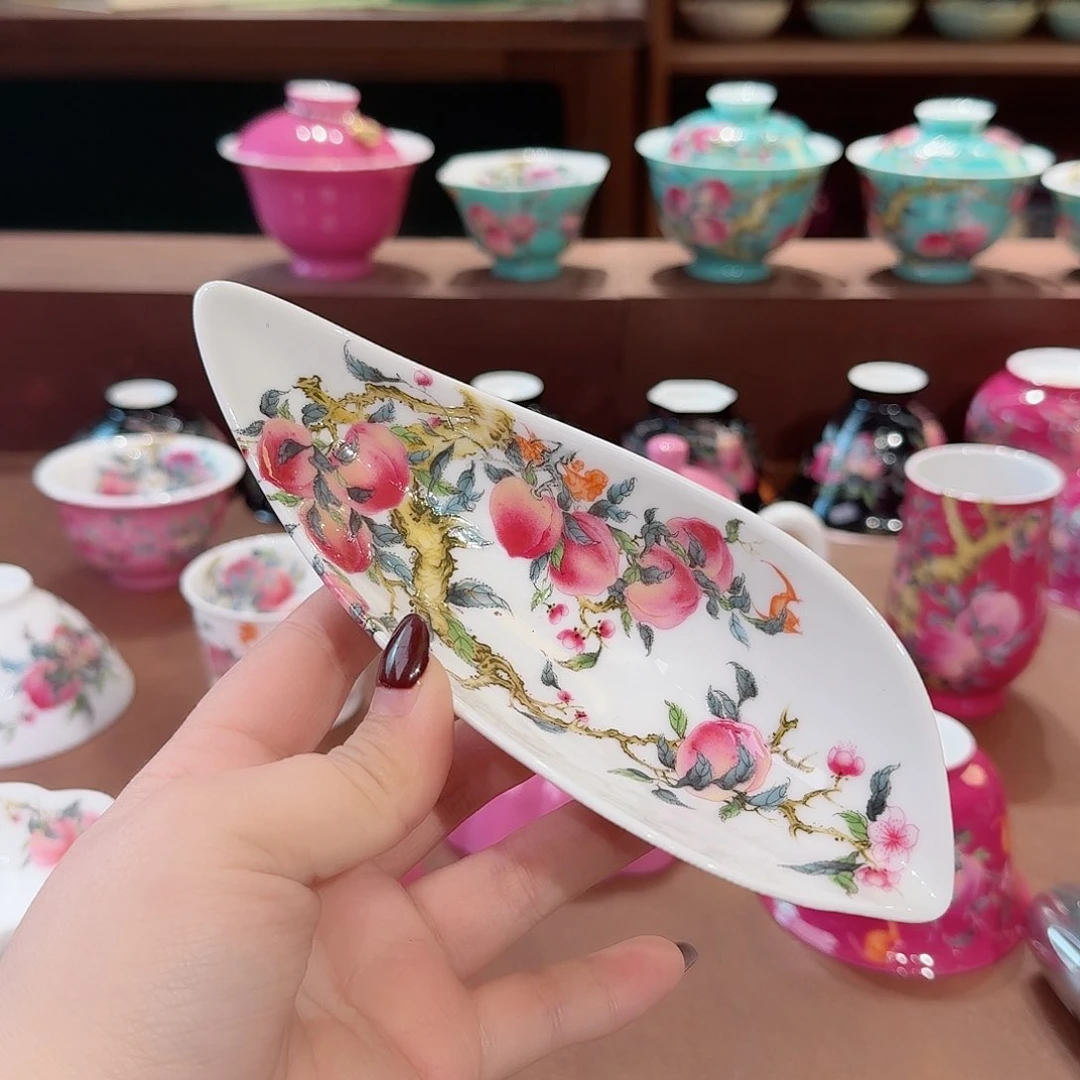 珐琅彩主人杯茶具套装