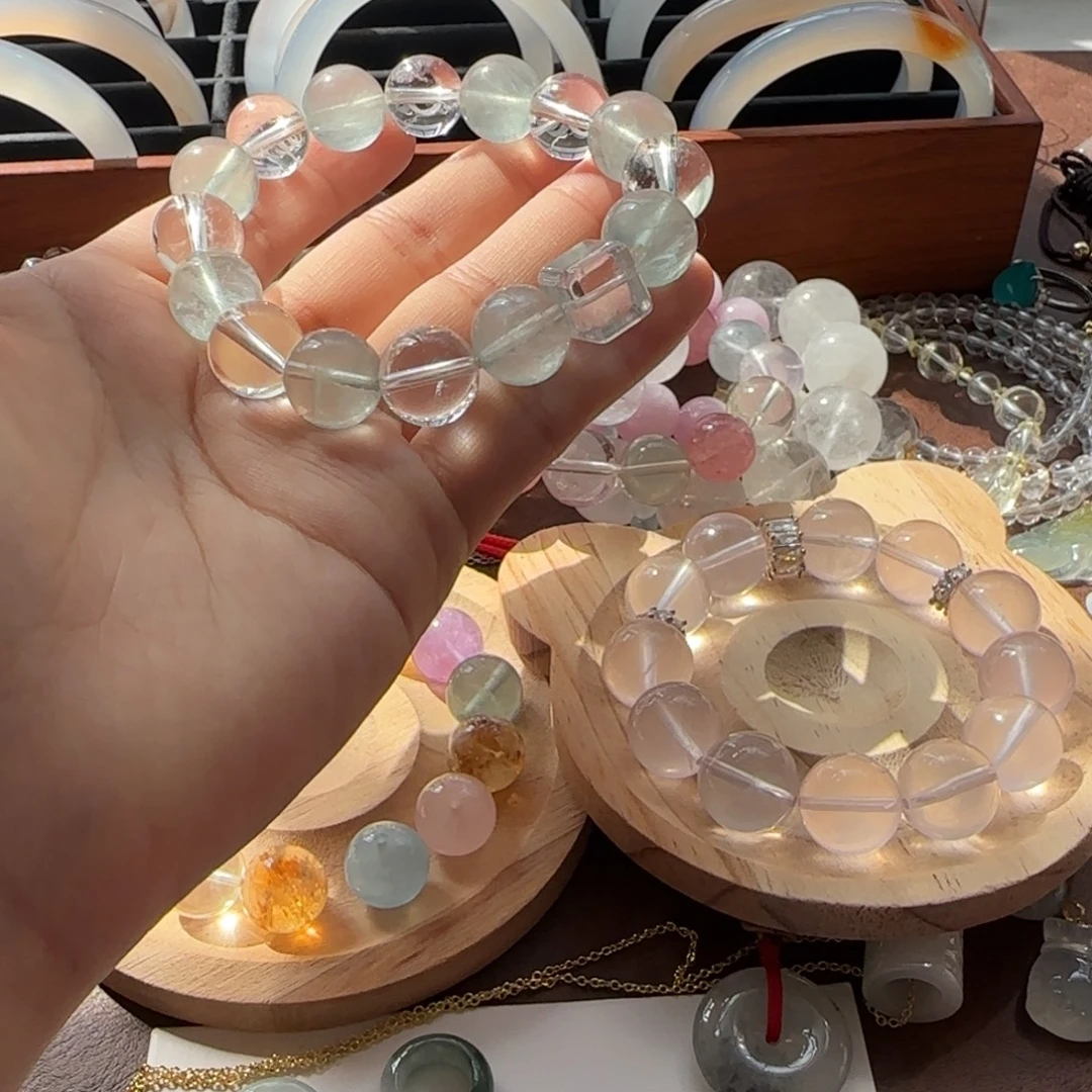 颈饰合金水晶清凉一夏