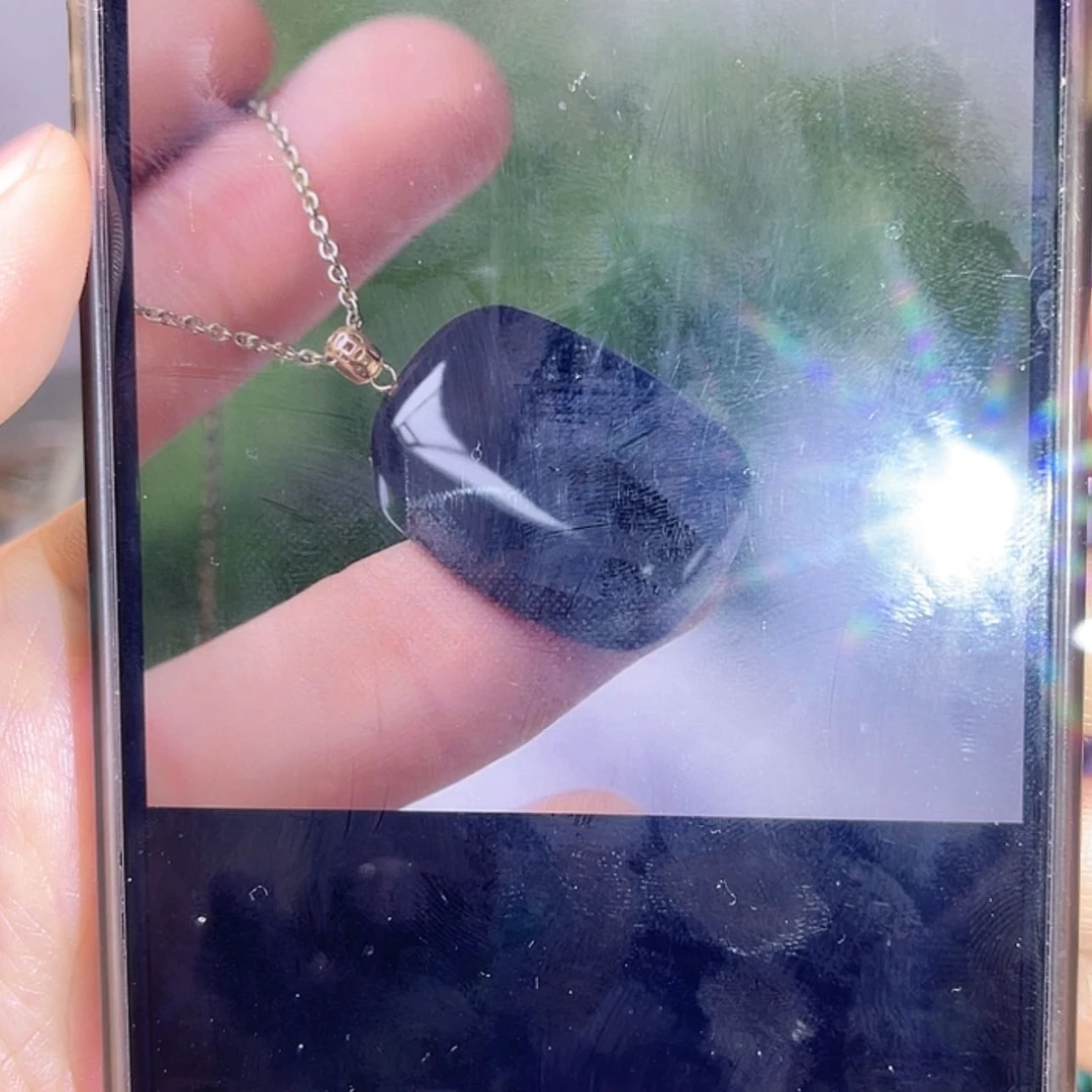 【闪购商品】和田玉（墨玉）吊坠(赠链)18K金镶嵌兔**丁