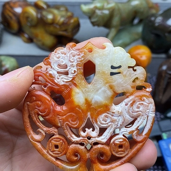 未镶嵌蛇纹石玉颈饰