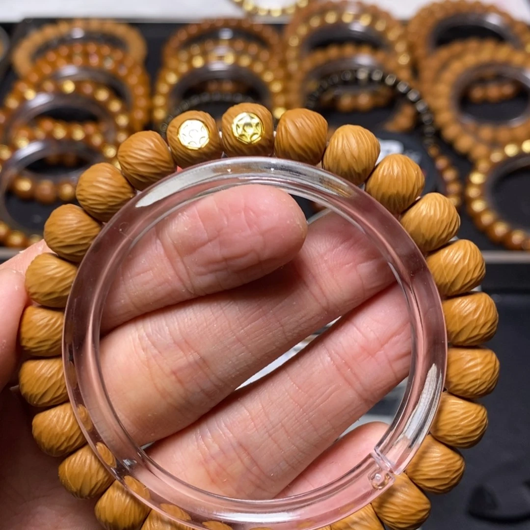 猴头核桃手串双标全品超小云锦 尺寸9.3左右 单号118