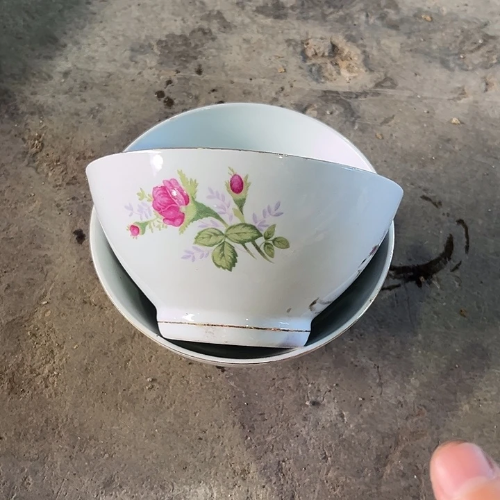 盘八九十年代碗碟盘有矿点D194