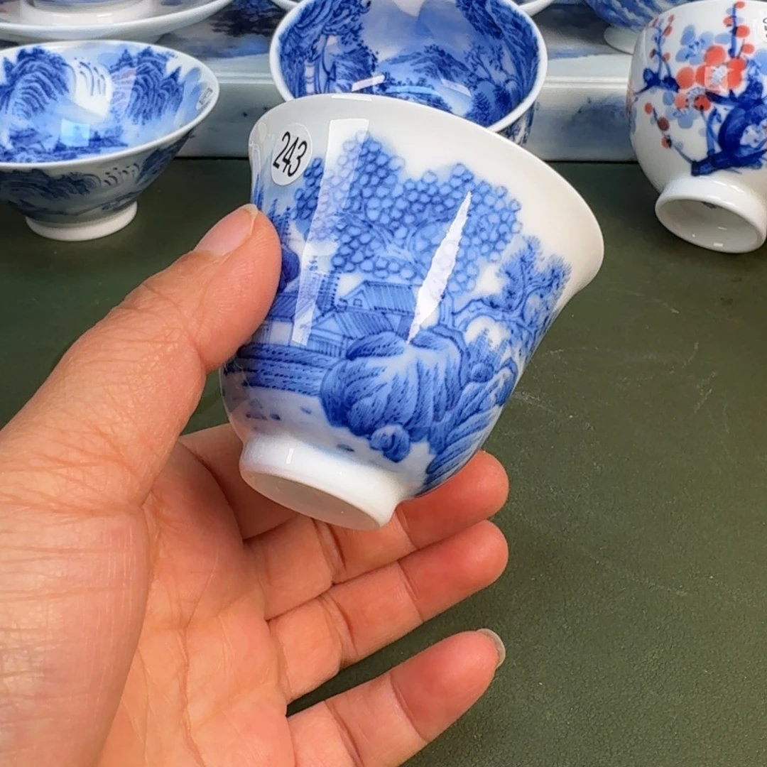 陶景德镇纯手绘茶具圆圆243