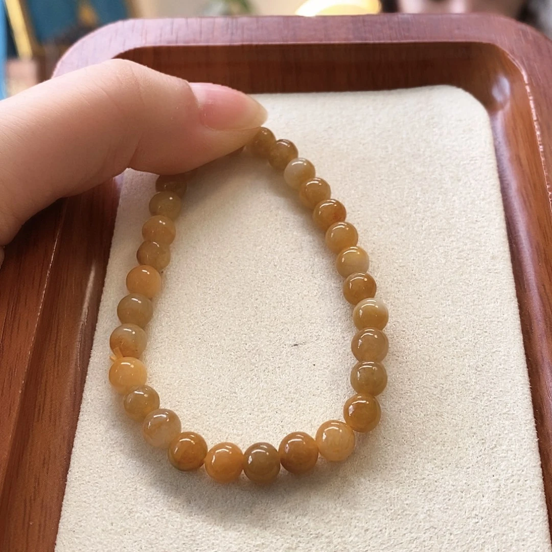 翡翠手链未镶嵌翡翠手串