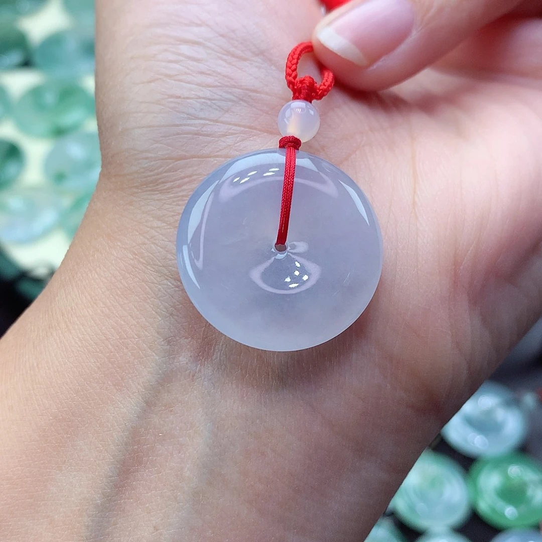 翡翠颈饰未镶嵌開***華尺寸24.8-5.6