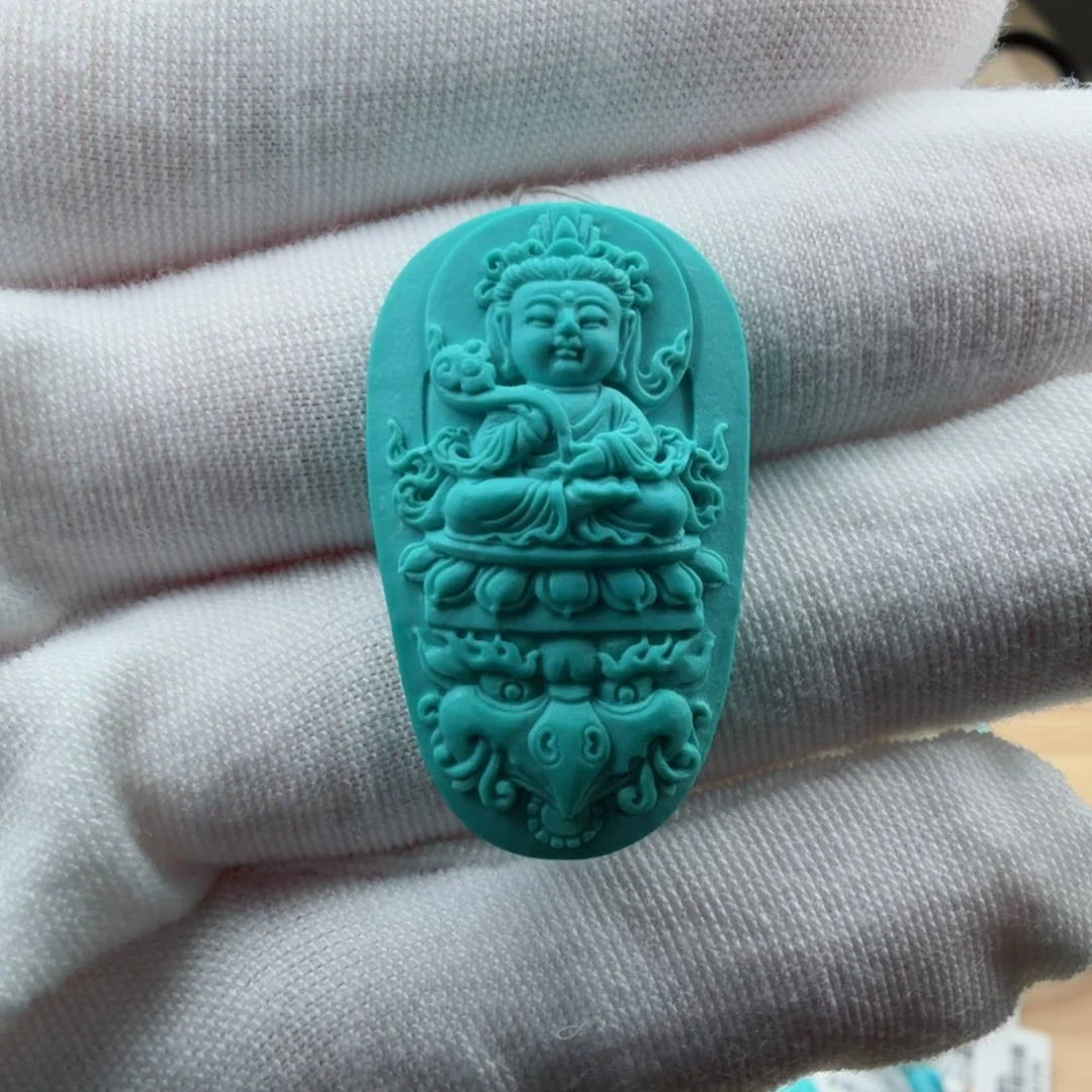 绿松石未镶嵌珠宝奇石